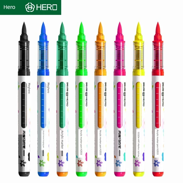 Silinebilir Hızlı Kuruyan Marker Kalem Seti - 12 Renk - Akıllı Mürekkep Kontrolü - Mürekkep Miktarını Artırma - 11