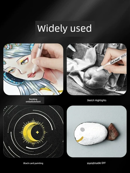 Sanat Vurgulama Kalemi - 12 Altın Kalem - Resim 6