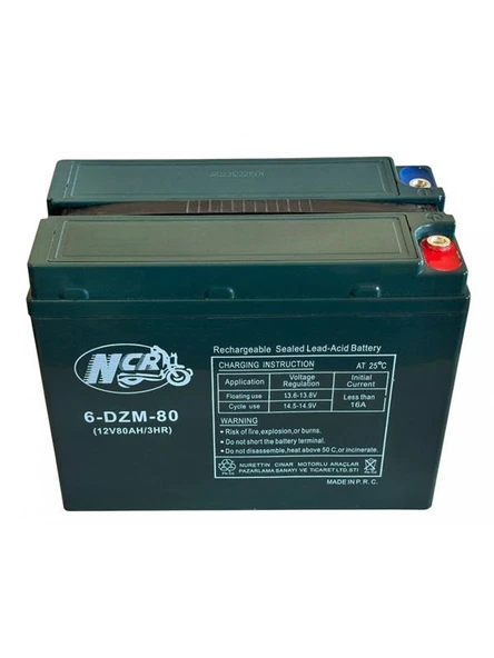 NCR AKÜ 12V 80AH KASALI E BİKE AKÜ - 3
