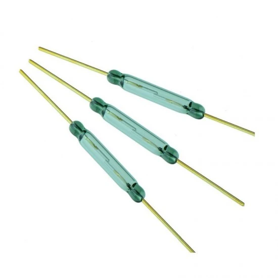 14mm Tek Kontakt Reed Röle - Reed Switch Contact - 10 Adet - 4