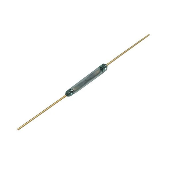 14mm Tek Kontakt Reed Röle - Reed Switch Contact - 10 Adet - 2