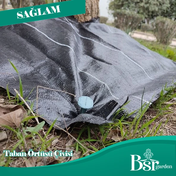 100 ADET TABAN ÖRTÜSÜ ÇİVİSİ 15 CM TIRNAKLI SERA TABAN ÖRTÜSÜ KAZIĞI SERT PLASTİK BSR GARDEN