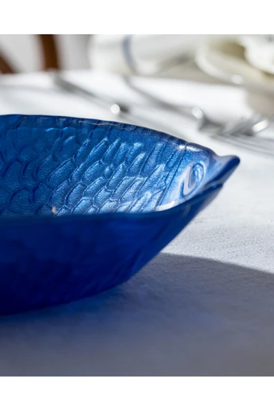 Poisson Tabak - Orta Boy - Kobalt - Resim 3