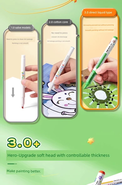 Akrilik Marker Kalem Seti - PANDA - 36 Renk - 11