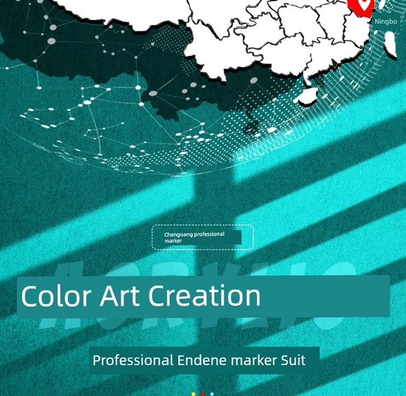 Akrilik Marker Kalem Seti - Su Bazlı - Açık Renk 12 - 7