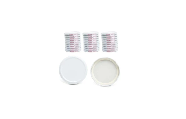 Cam Kavanoz Kapağı 83 mm x 10 Adet - 2