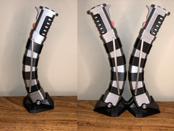 Asajj Ventress Lightsaber İçin Tek / Çift Standı Plastik Aparat