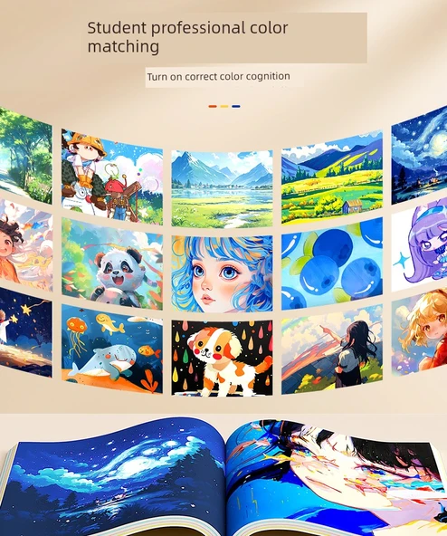 Akrilik Marker Kalemi - 24 Renk Doğrudan Sıvı Takım - Akıllı Mürekkep Kontrolü - 8