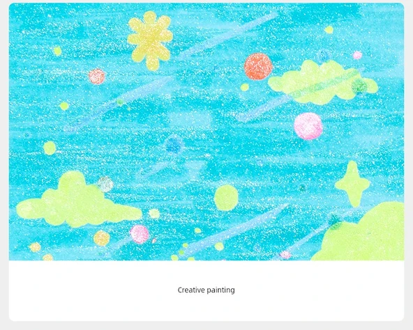 Çift Uçlu Parlak Flüoresan Kalem - Uzun Yıldızlar - 12 Renk - 12