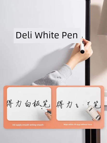 Beyaz Tahta Kalemi - 3.2mm - 10 Adet - Kırmızı - 5