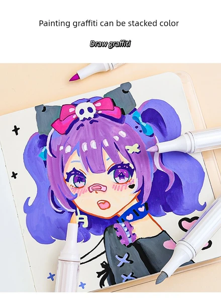 Akrilik Marker Kalemi - Başlangıç Seti 27 Renk + [Balık Bu] - 8