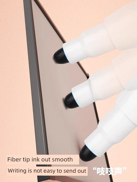 Beyaz Tahta Kalemi - 3.2mm - 10 Adet - Kırmızı - 6