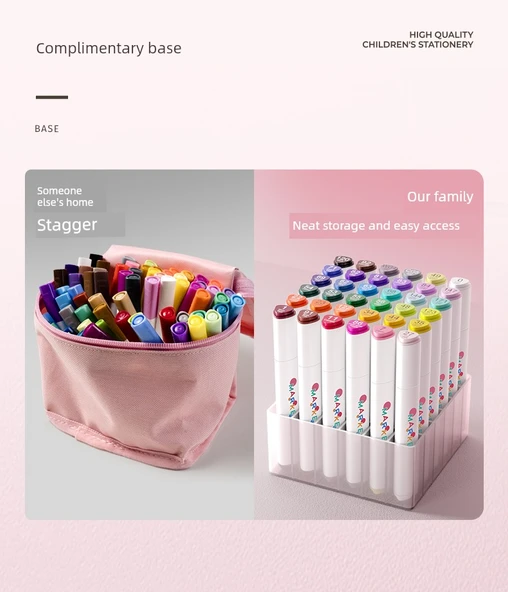 Akrilik Marker Kalem Seti - Kalın Çubuk 24 Renk Tavşan - 11