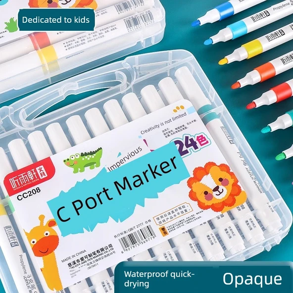 Akrilik Sanat Kalemi - 12 Renkli - Resim 5