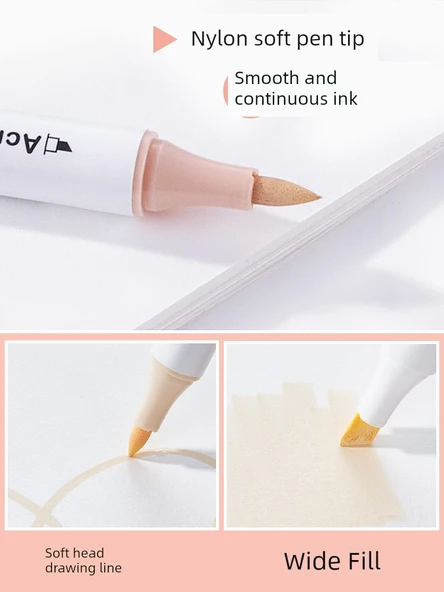 Akrilik Cilt Renkli Kalem Seti - Akrilik Cilt Renk 10 Çamur Kahvesi - 2 Adet - 5