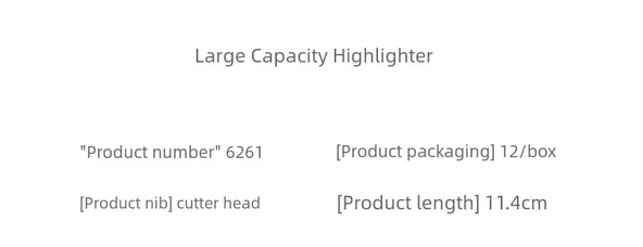 Şeker Renkli Obje Uçlu Vurgulayıcı Kalem Seti - Sarı 1'li - 7