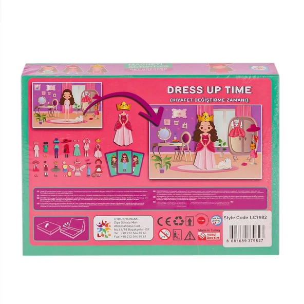 LC7982 Manyetik Aktivite Kız Kıyafet Giydirme -Laçokids - 2