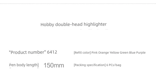 Şeker Renkli Obje Uçlu Vurgulayıcı Kalem Seti - Sarı + Yeşil + Mor + Turuncu 4'lü - 11