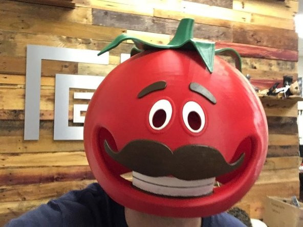 Fortnite Domates Kafa Maskesi Plastik Aparat - 1