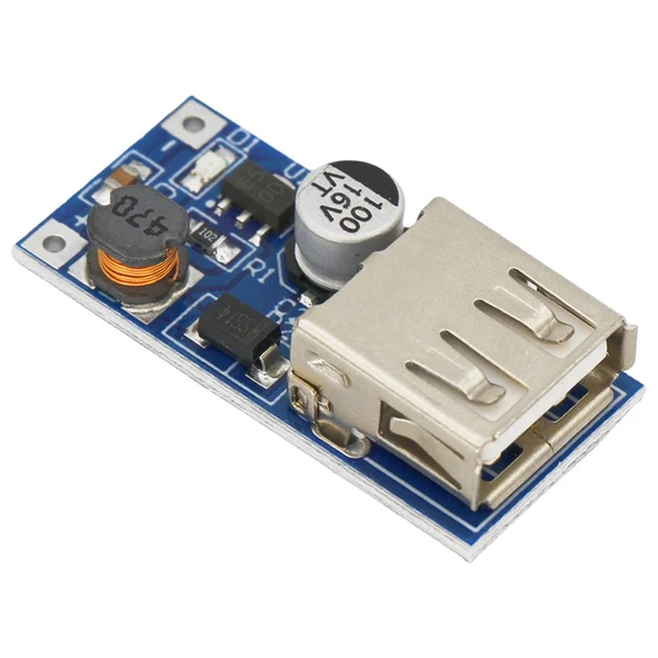 DC 5V 600 mA USB Çıkışlı Voltaj Yükseltici Regülatör Kartı-Step Up - 5 Adet - Resim 6