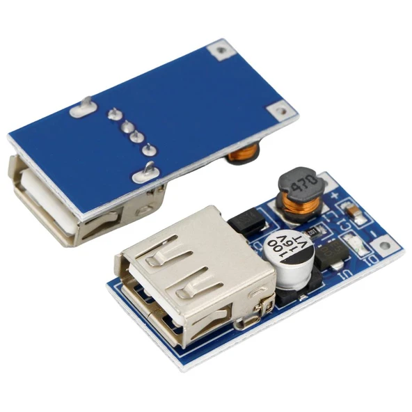DC 5V 600 mA USB Çıkışlı Voltaj Yükseltici Regülatör Kartı-Step Up - 5 Adet - Resim 5