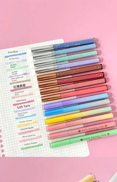 Fluoresan Kalem - Kırmızı Acele Gece - Resim 7