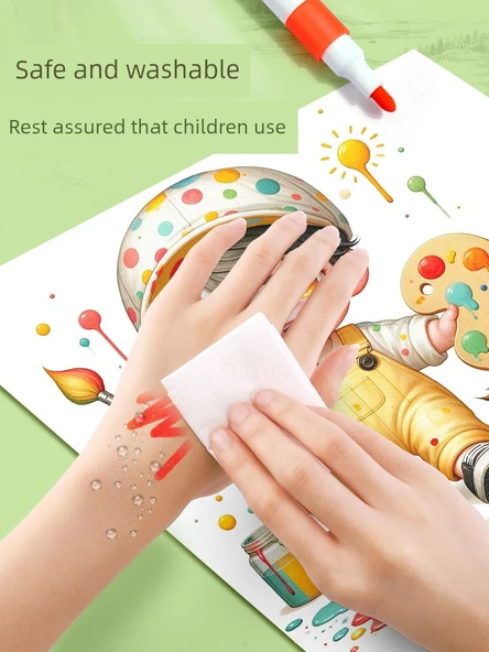 Akrilik Marker Kalem Seti - 120 Renk Panda - Gelişmiş Depolama Kutusu - 5