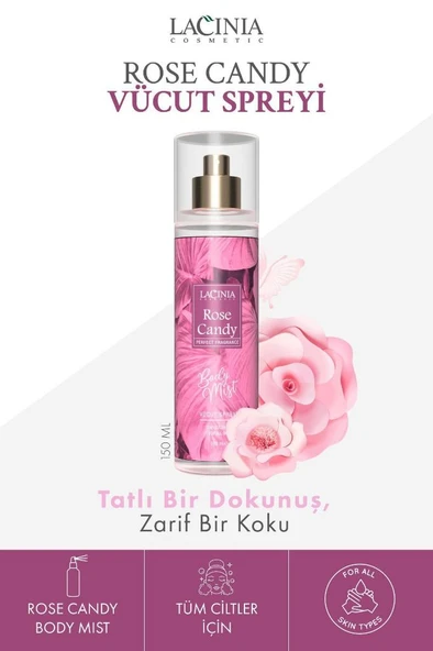 Lacinia BODY MIST - ROSE CANDY 150 ml
