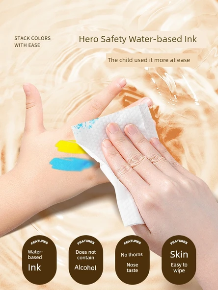 Akrilik Marker Kalemler - 48 Renk - Gelişmiş Set/56 Parça - Basma Gerektirmeyen - 4