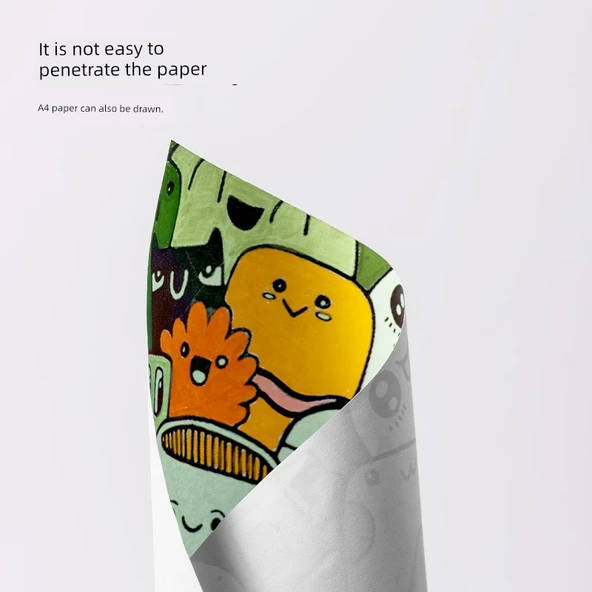 Akrilik Marker Kalem Seti - Üçgen - 48 Renk ve Kontur Kalemi - 4