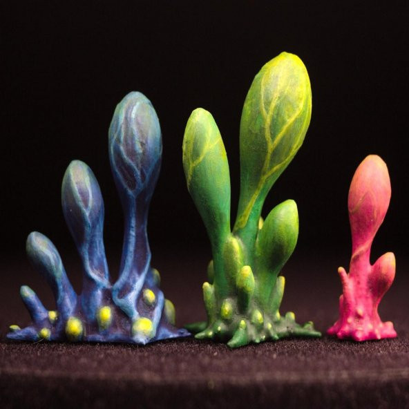 Tabletop Bitki: Blob Crowd Plant - 3 Minis Set (Alien Vegetation 16) Plastik Aparat - 1