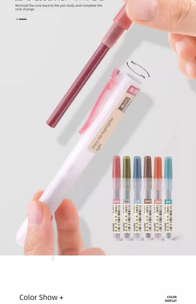 Fluoresan Kalem Yedeği - 3 (Barbie Pudrası) - 11