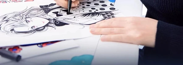 Çift Uçlu Kalem - Su Bazlı Kırmızı 12 - 10