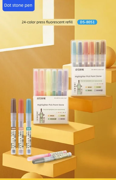 Fluoresan Kalem Yedeği - 3 (Barbie Pudrası) - 7