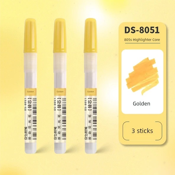 Fluoresan Kalem Yedeği - 3 (Altın)