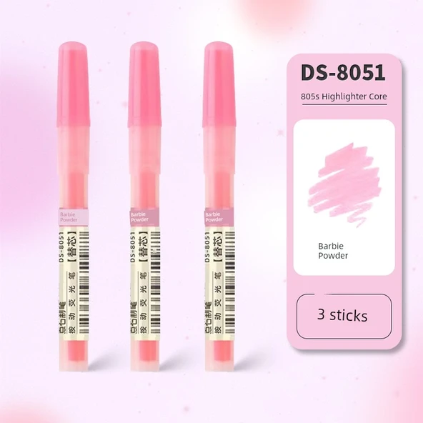 Fluoresan Kalem Yedeği - 3 (Barbie Pudrası) - 1