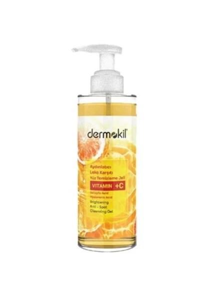 Dermokil Vitamin +C Leke Karşıtı Yüz Temizleme Jeli 300 ML - 1