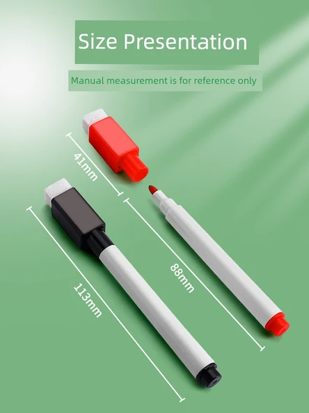 Silinebilir Beyaz Tahta Kalemleri - Manyetik Olmayan Renk 48 - 6