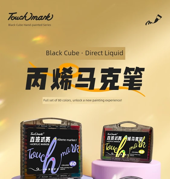 Akrilik Kalem Seti - 60 Renk - Boyama Takımı - 7