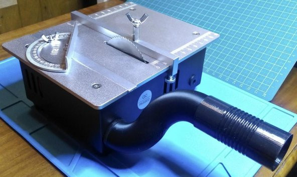 Mini Masa Testere İçin Toz Çekme Tüpü Plastik Aparat - 1