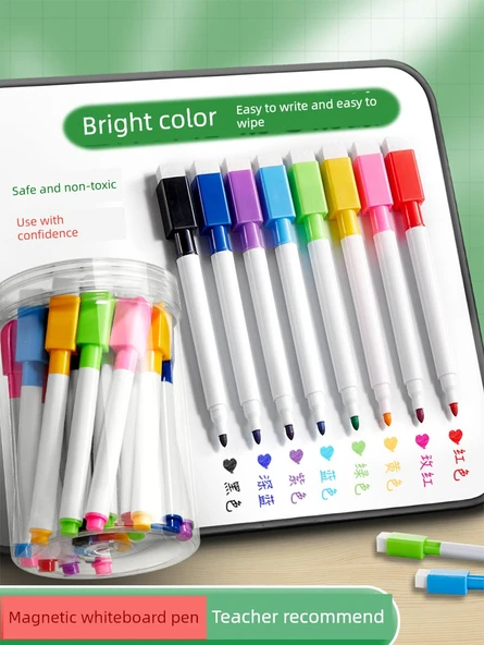 Silinebilir Beyaz Tahta Kalemleri - Manyetik Olmayan Renk 48 - 7