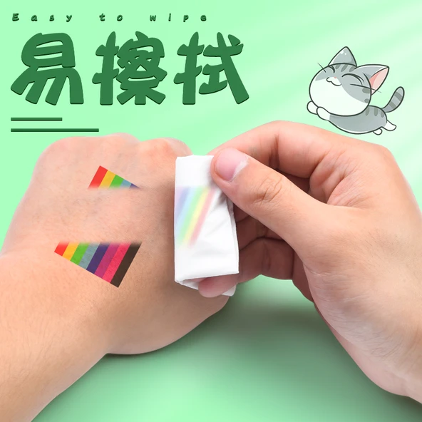 Silinebilir Çocuklar İçin Zararsız Beyaz Tahta Kalemleri - Çanta Fıçı - 24 Adet/8 Renk 3'er - 3