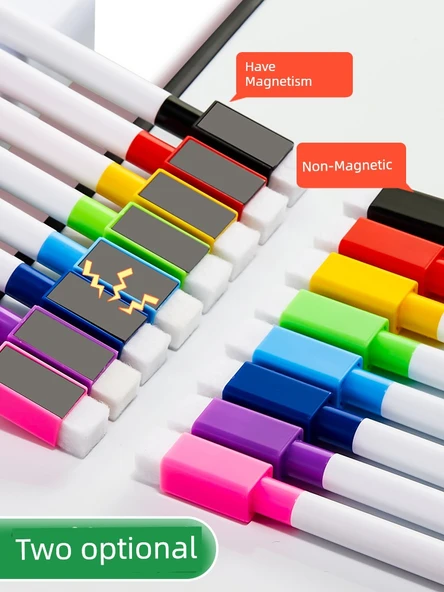 Silinebilir Beyaz Tahta Kalemleri - Manyetik Olmayan Renk 48 - 3