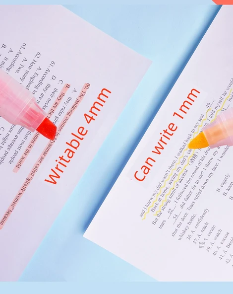 Fluoresan Vurgulayıcı Kalem - Yumuşak Renk 10 - 12