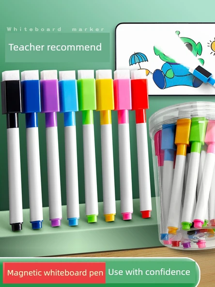 Silinebilir Beyaz Tahta Kalemleri - Manyetik Olmayan Renk 48 - 2