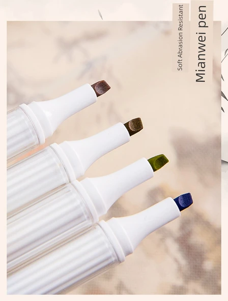 Ulusal Tarz Fluoresan Kalem - Sonbahar Çiğliği kalın 4 adet/kutu - 11