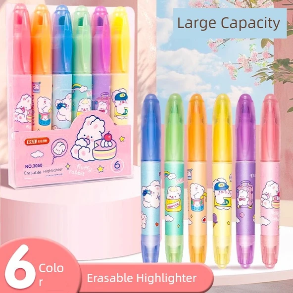 Silinebilir Flüoresan Kalem - Rastgele 1 Renk - 2