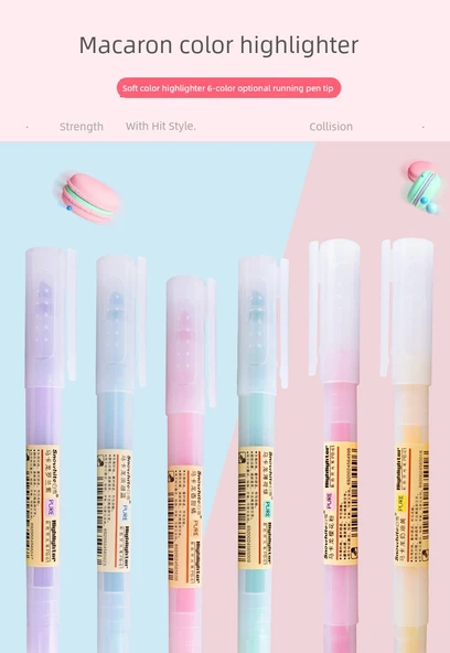 Fluoresan Vurgulayıcı Kalem - Pembe - 7