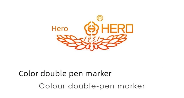 12 Renkli Poster Boyama Kalemi - Mavi Yeşil - 48 Renk - 4