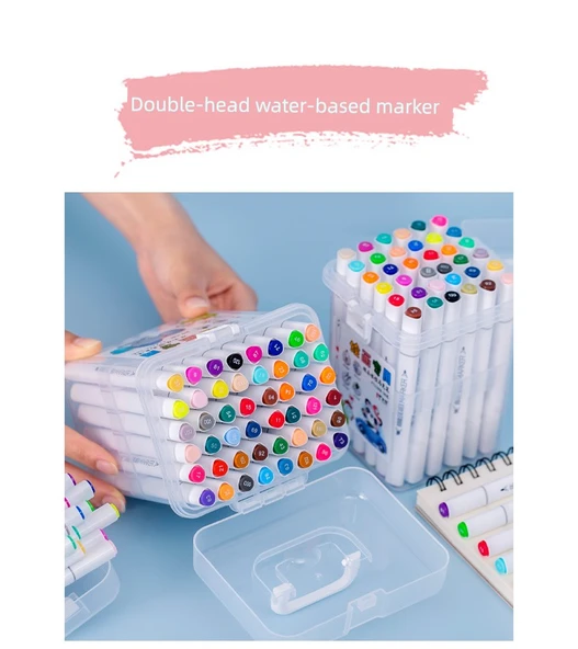 Akrilik İşaretleyici Kalem Seti - 24 Renk Profesyonel Mürekkep - 8